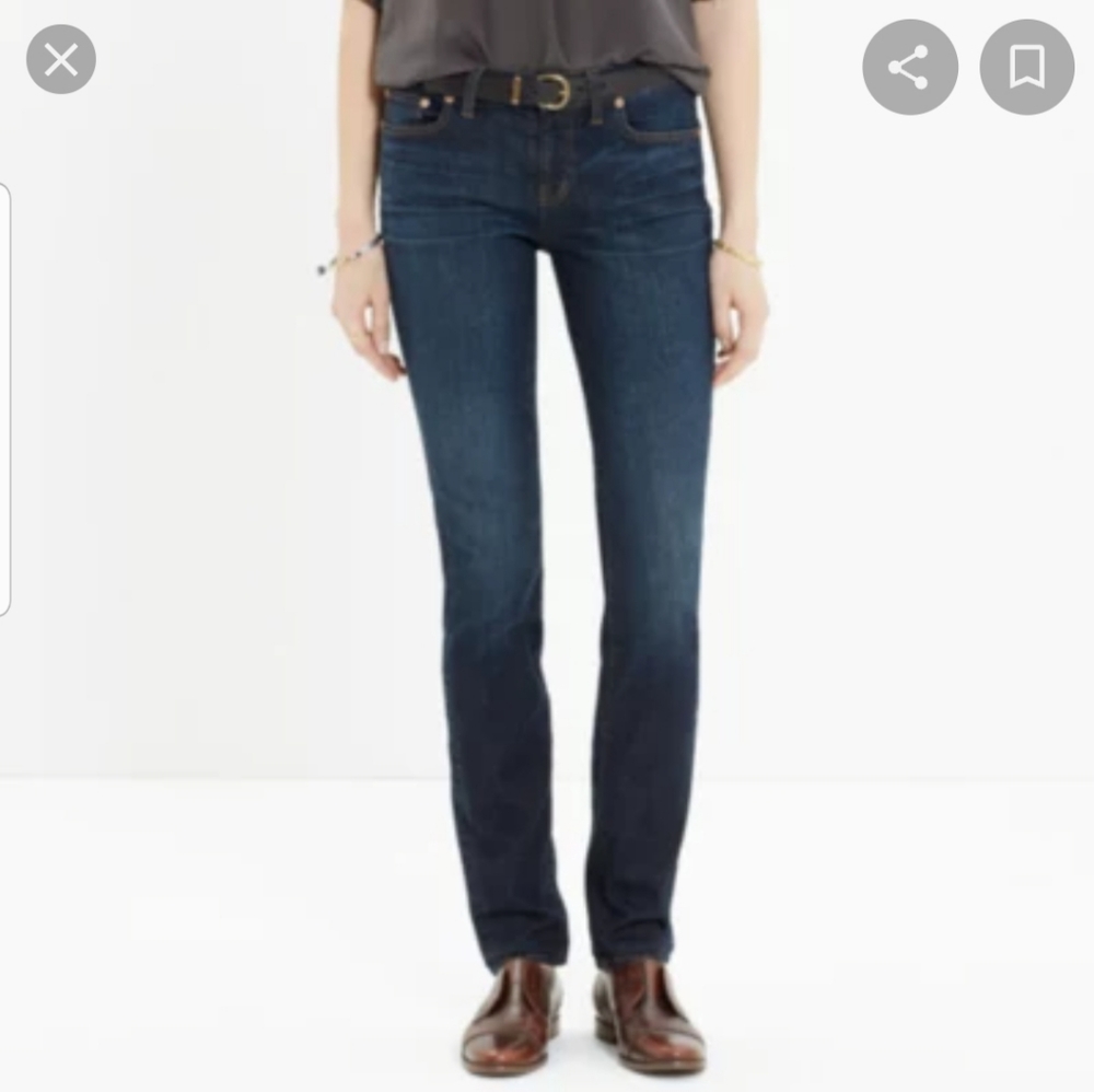 NEW Madewell Alley Straight Jeans